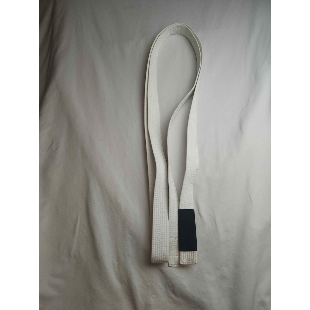 FUJI Jiu Jitsu White Belt Size A3 BJJ Martial Arts Karate Judo Rank Belt White